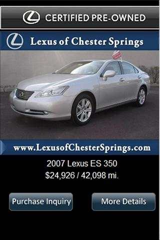 Lexus of Chester Springs screenshot 2