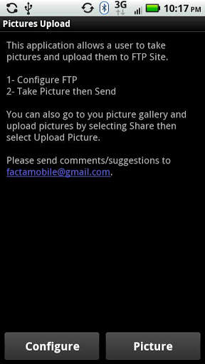 Pictures Upload screenshot 1