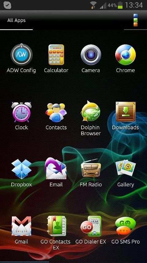 ADW Theme Samoled screenshot 6