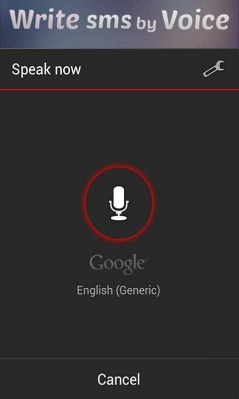 Write SMS by Voice स्क्रीनशॉट 2