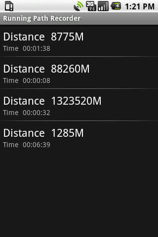 GPS Running Path Recorder 2 تصوير الشاشة