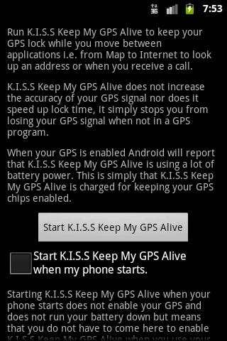 Keep My GPS Alive screenshot 2