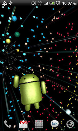 Google I/O 2011 Live Wallpaper screenshot 1