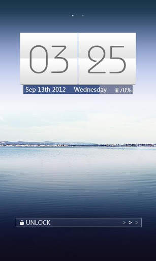 Cove GO Locker Getjar Theme screenshot 1