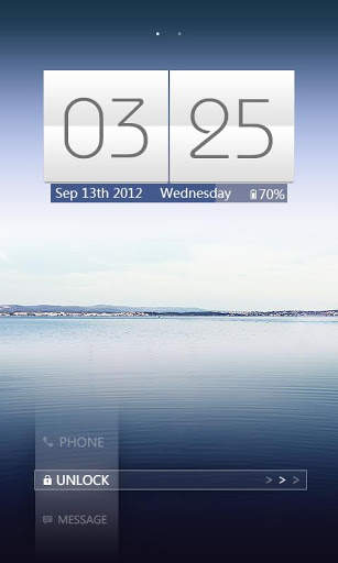 Cove GO Locker Getjar Theme screenshot 2