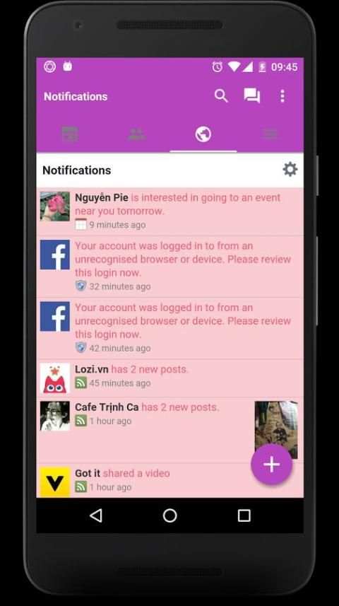Quick Feed for Facebook स्क्रीनशॉट 1