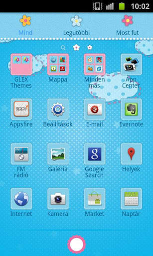HK GO Launcher EX Theme скриншот 2