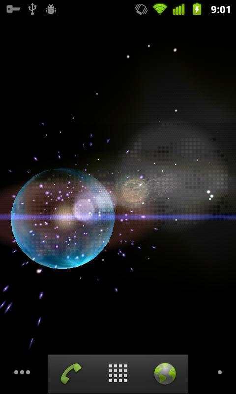 Hyperspace 3D Live Wallpaper screenshot 2