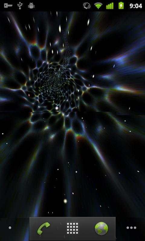 Hyperspace 3D Live Wallpaper screenshot 3
