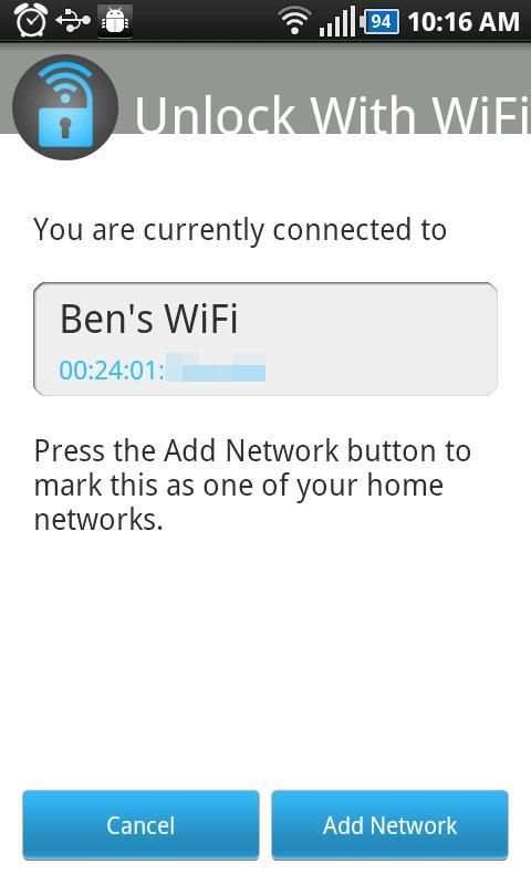 Unlock With WiFi (Trial) screenshot 1