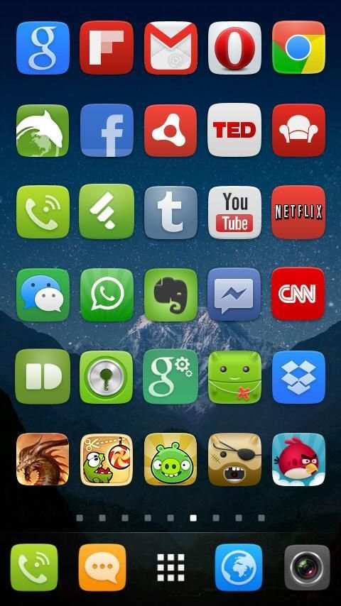 GO Launcher EX UI5.0 theme screenshot 1