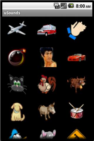uSound Funny sounds Lite скриншот 1