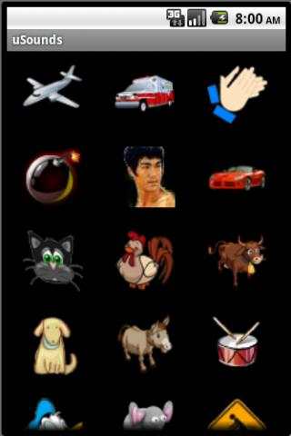 uSound Funny sounds Lite screenshot 1