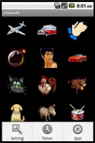 uSound Funny sounds Lite screenshot 2