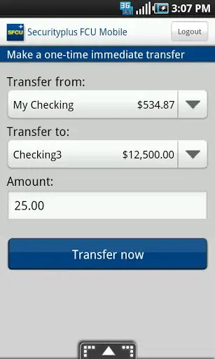 Securityplus FCU Mobile screenshot 2