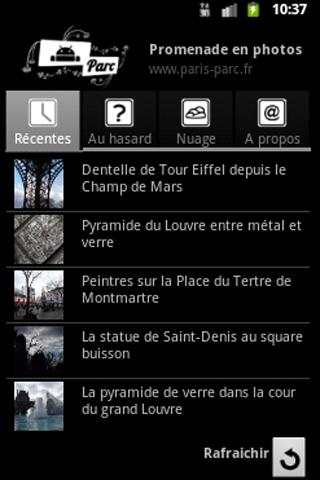 AndroidParc Photos de Paris 1 تصوير الشاشة