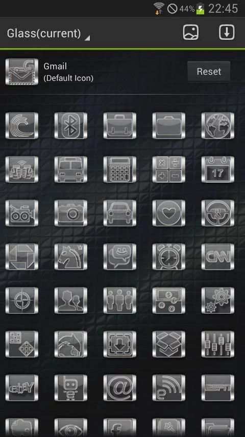 GLASS GO Launcher EX Theme screenshot 1