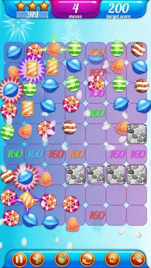 Candy Blast Frozen Mania screenshot 2