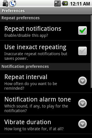 Voicemail Notifier 1 تصوير الشاشة