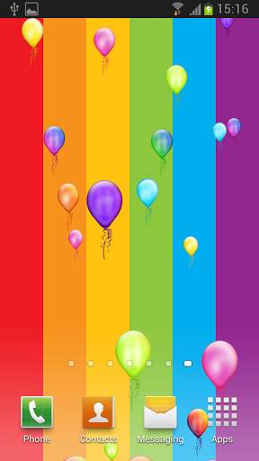 Balloons Live Wallpaper 5 تصوير الشاشة