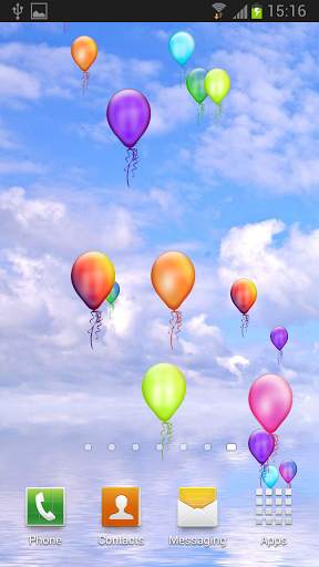 Balloons Live Wallpaper 4 تصوير الشاشة