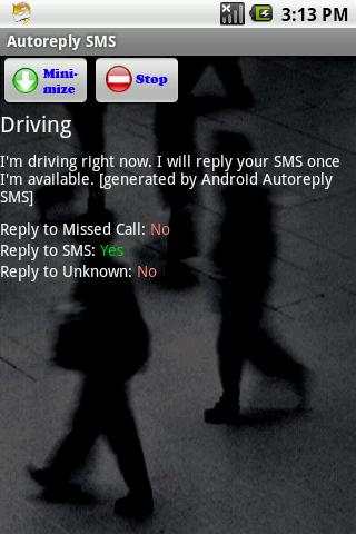 Autoreply SMS screenshot 2