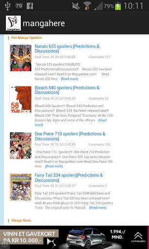 Mangahere screenshot 4