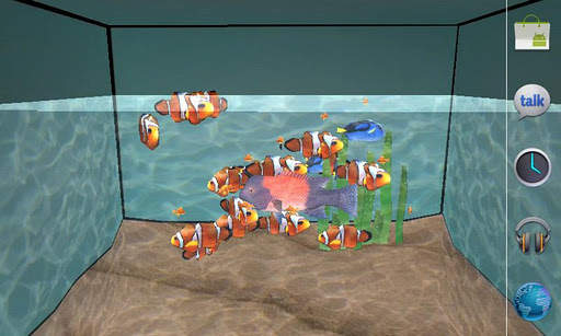3D Aquarium LWP 5 تصوير الشاشة