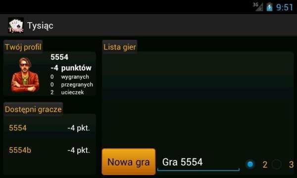Tysiąc - gra karciana 2 تصوير الشاشة