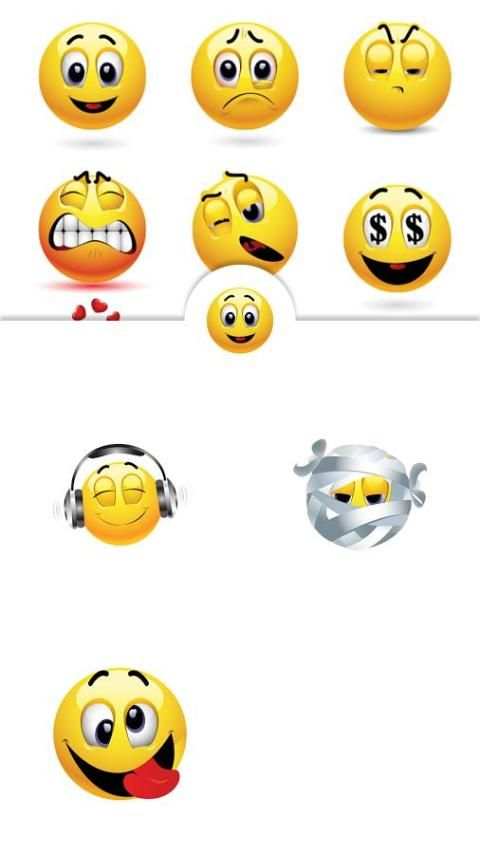 Happy Cry Love Sad Emoticons screenshot 4
