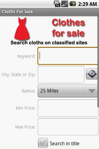 Clothes For Sale screenshot 1