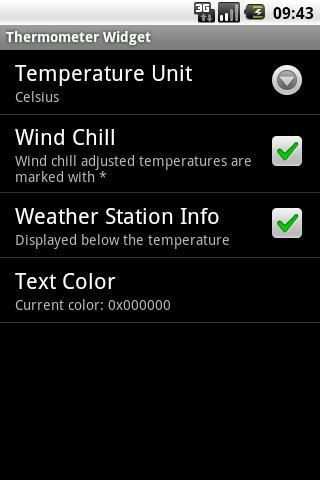 Thermometer Widget स्क्रीनशॉट 1