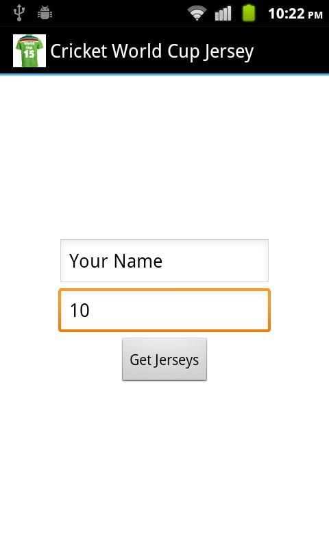 Cricket World cup 2015 Jersey screenshot 7
