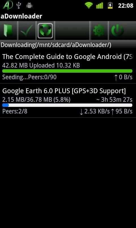 aDownloader स्क्रीनशॉट 1