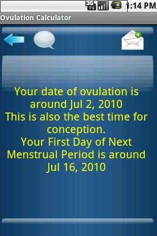 Ovulation Calculator screenshot 1