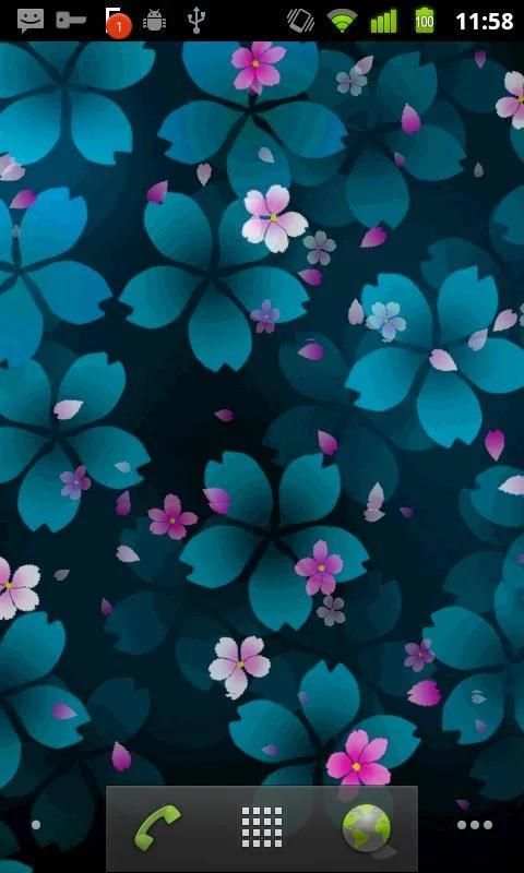 Sakura Falling Live Wallpaper 1 تصوير الشاشة