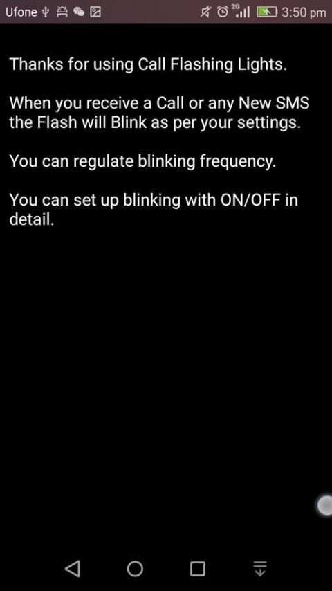 Call Flashing Light Alert Pro screenshot 1