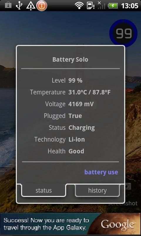 Battery Solo Widget screenshot 5