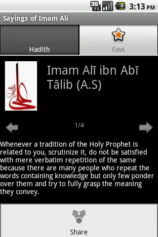 Hadithe vom Propheten über Imam Ali –