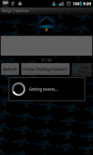 Ninja Tweeter! screenshot 1