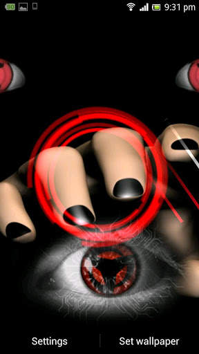 Sharingan 3D Live wallpaper скриншот 1