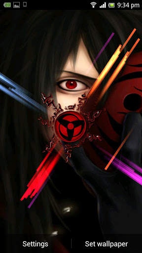 Sharingan 3D Live wallpaper скриншот 4