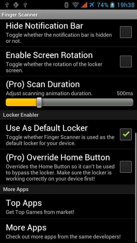 Finger Scanner screenshot 1