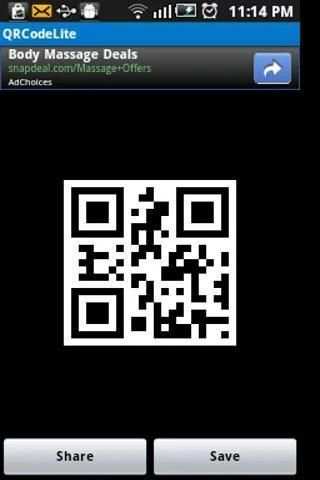 QRCodeLite - QR Code Generator 3 تصوير الشاشة