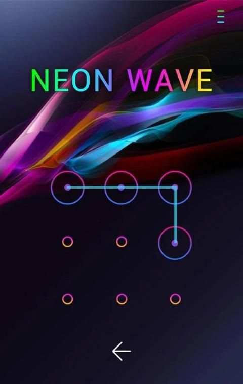 Neon Wave ThemeAppLoc ProTheme 2 تصوير الشاشة