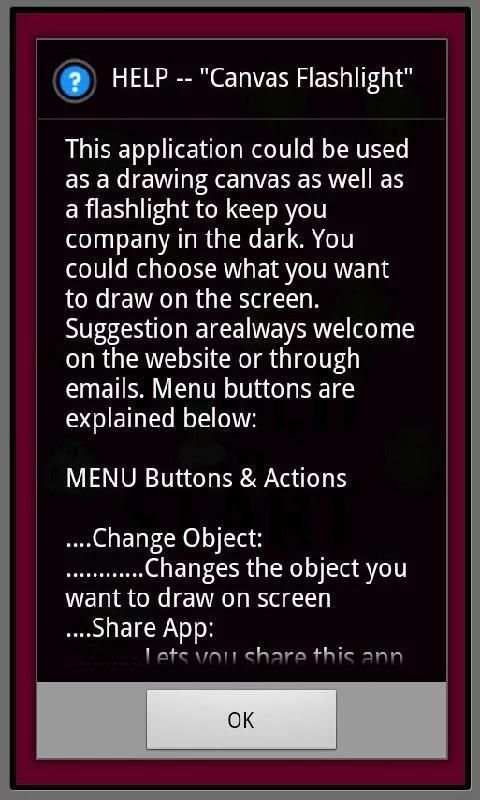 Canvas Paint Flashlight स्क्रीनशॉट 1