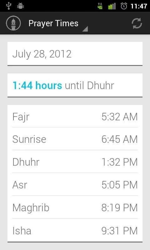 Muslim Prayer Times Free स्क्रीनशॉट 6