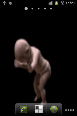Dancing Baby Live Wallpaper screenshot 1