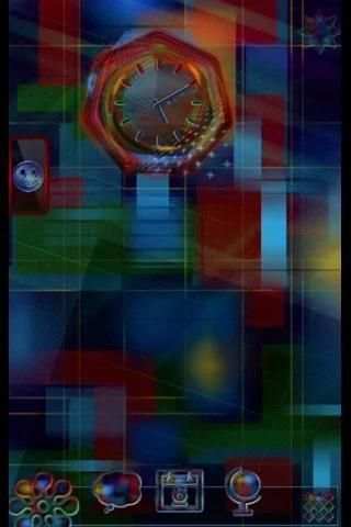TSF Shell Theme Techno Rainbow screenshot 2