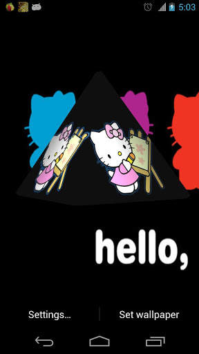 Hello Kitty 3D Live Wallpaper screenshot 5